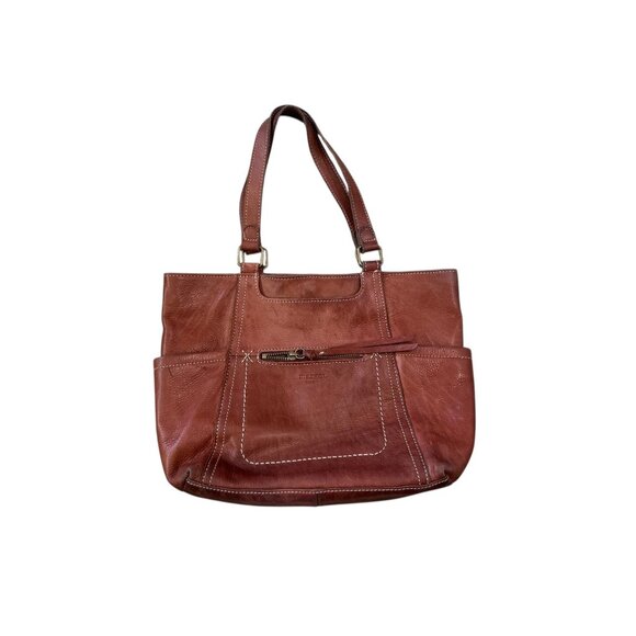margot Handbags - Margot New York Soft Buttery Leather Shoulder Bag Brown Vintage Classic Western